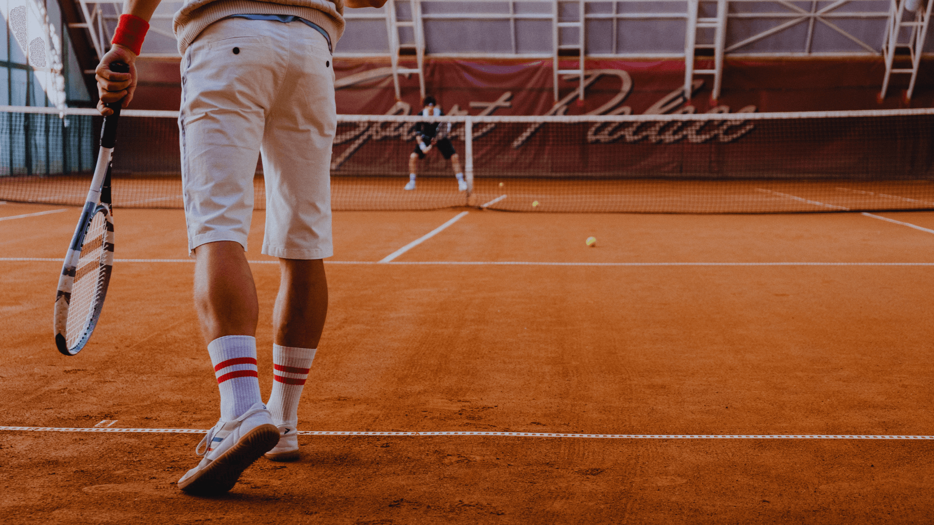 Tennis on clay court
